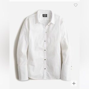 J.Crew Garcon Tuxedo Shirt in Cotton Poplin